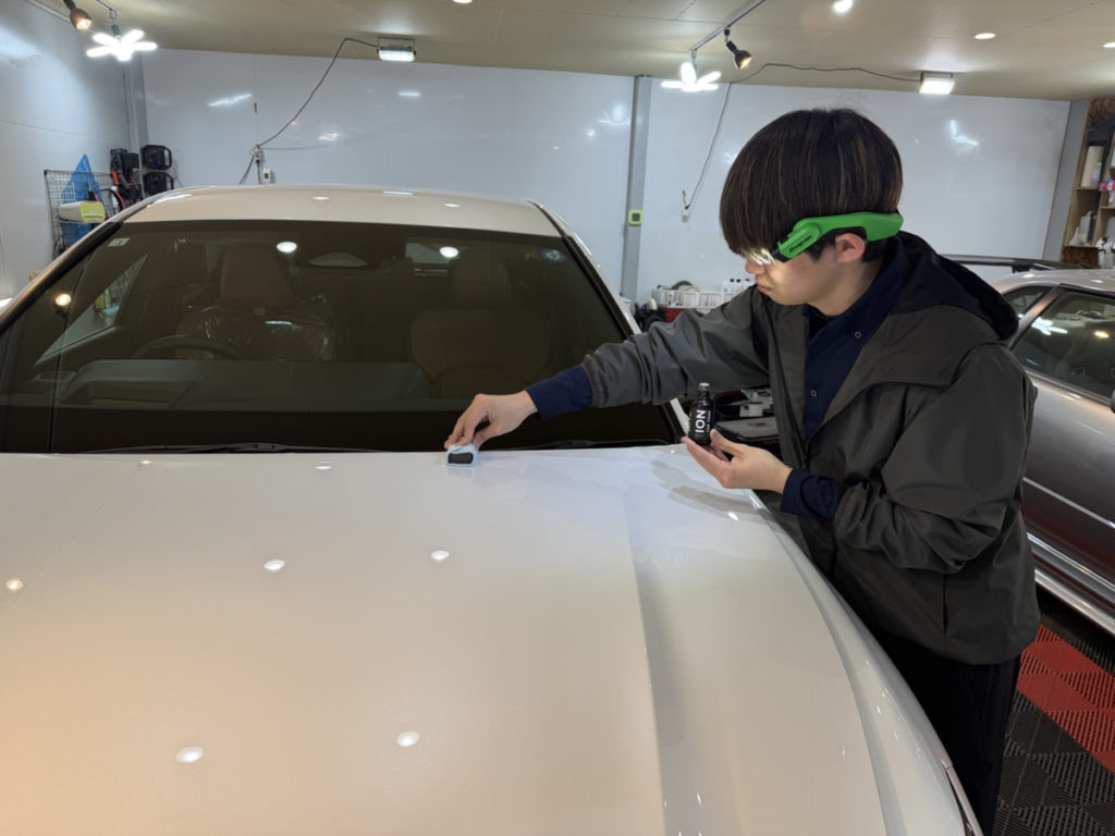 トヨタ・クラウンスポーツ・セラミックプロイオン2レイヤ－トップコート施工！！！
