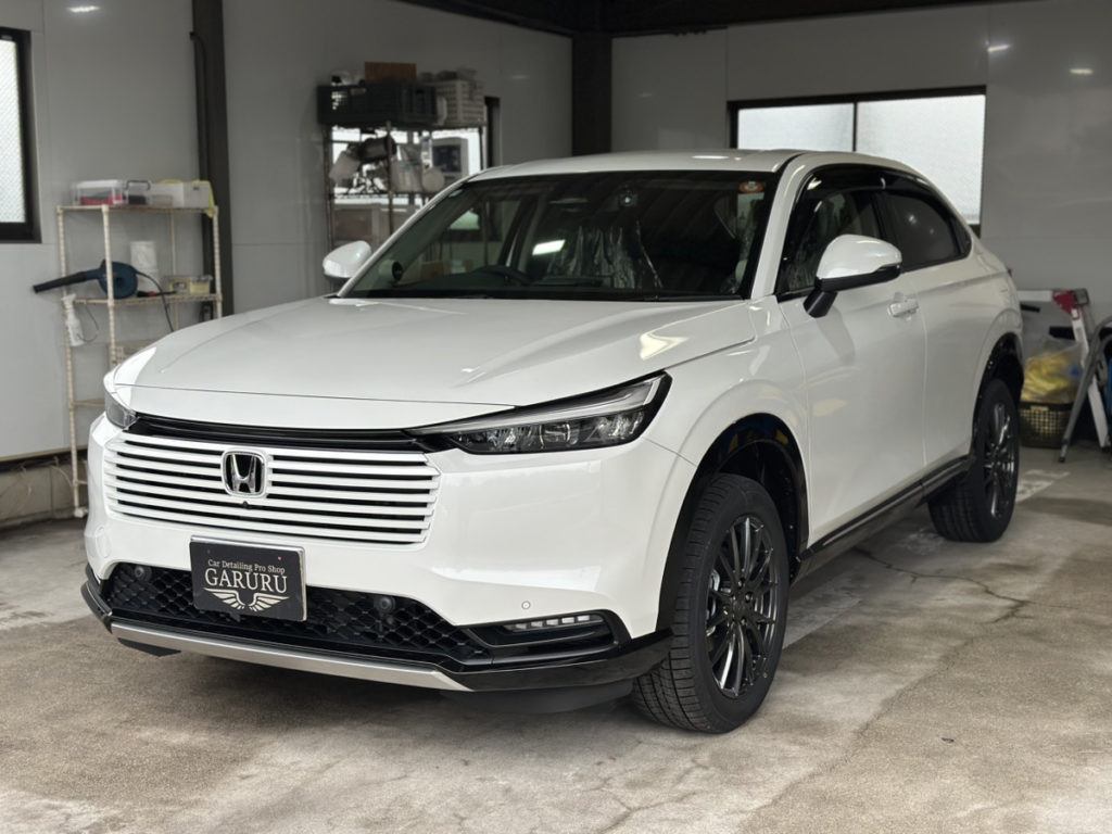 ホンダ・ヴェゼル・ファインラボ・セラミックコーティング・バージョンⅢ施工！！！