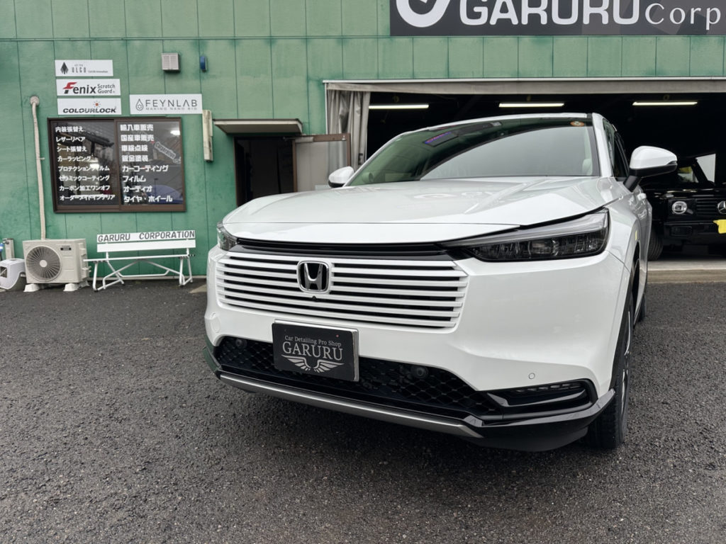 ホンダ・ヴェゼル・ファインラボ・セラミックコーティング・バージョンⅢ施工！！！