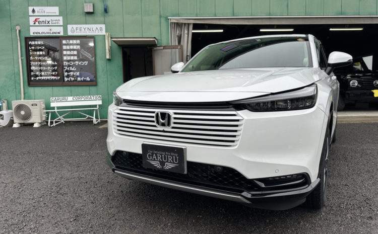 ホンダ・ヴェゼル・ファインラボ・セラミックコーティング・バージョンⅢ施工！！！