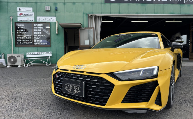 アウディ・R8・ダッシュボード内装張替え！！！