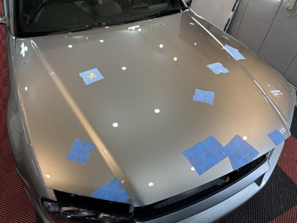 ニッサン・GT-R34・セラミックプロイオン2レイヤ－トップコート施工・フロントセットプロテクションフィルム施工！！！