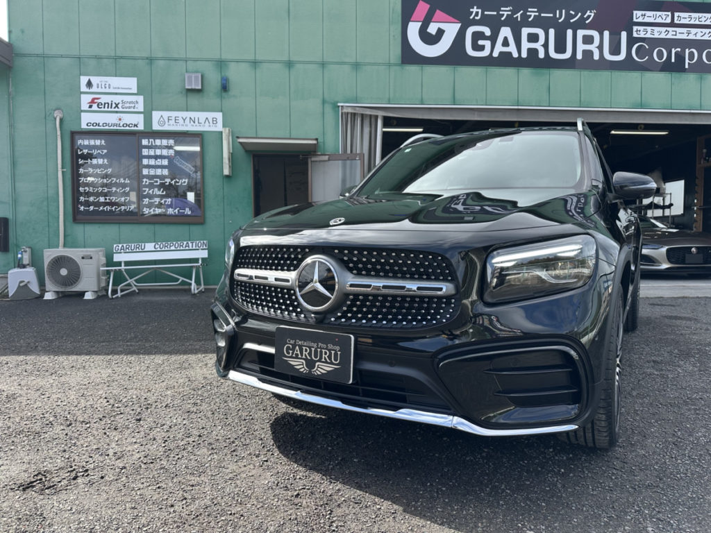 ベンツ・GLB200D・セラミックイオン2レイヤ－トップコート施工！！！