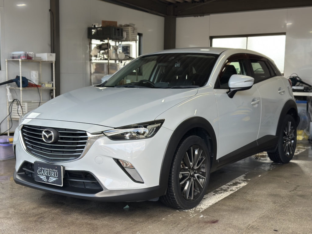 マツダ・CX-3・中古車販売・ファインラボ・セラミックコーティンバージョンⅢ施工！！！