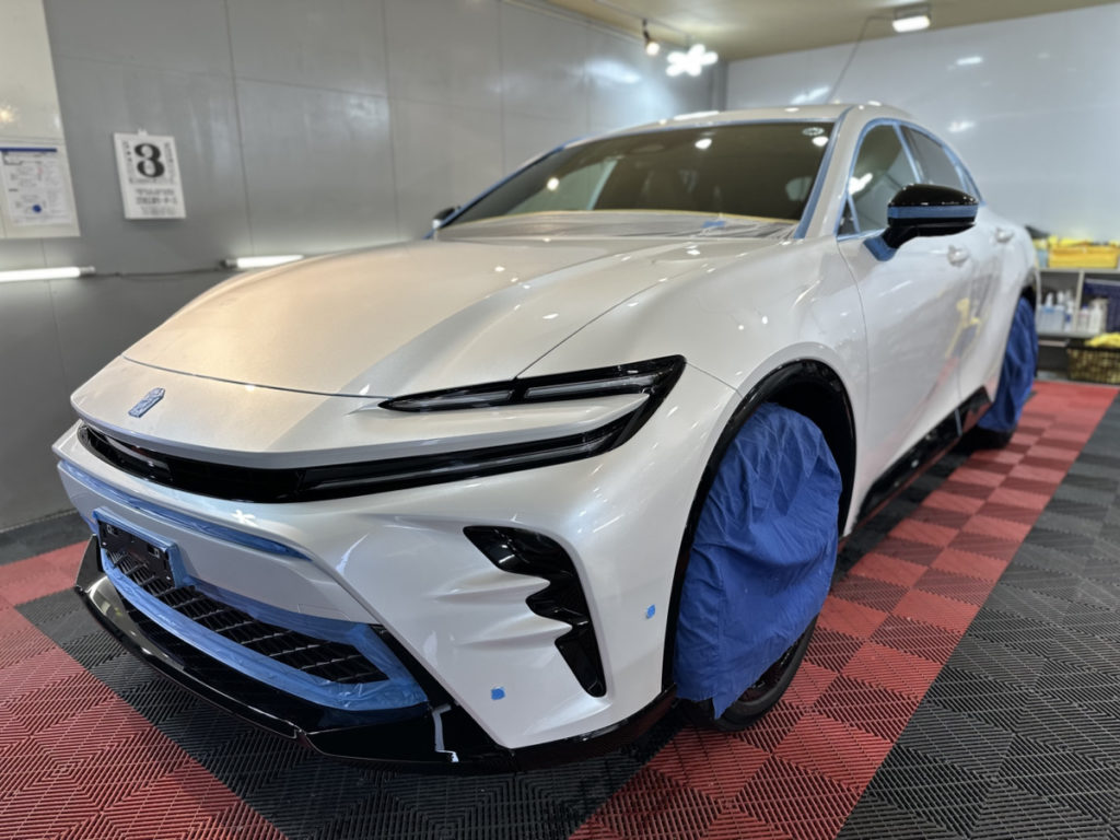 トヨタ・クラウンスポーツ・セラミックプロイオン2レイヤ－トップコート施工！！！