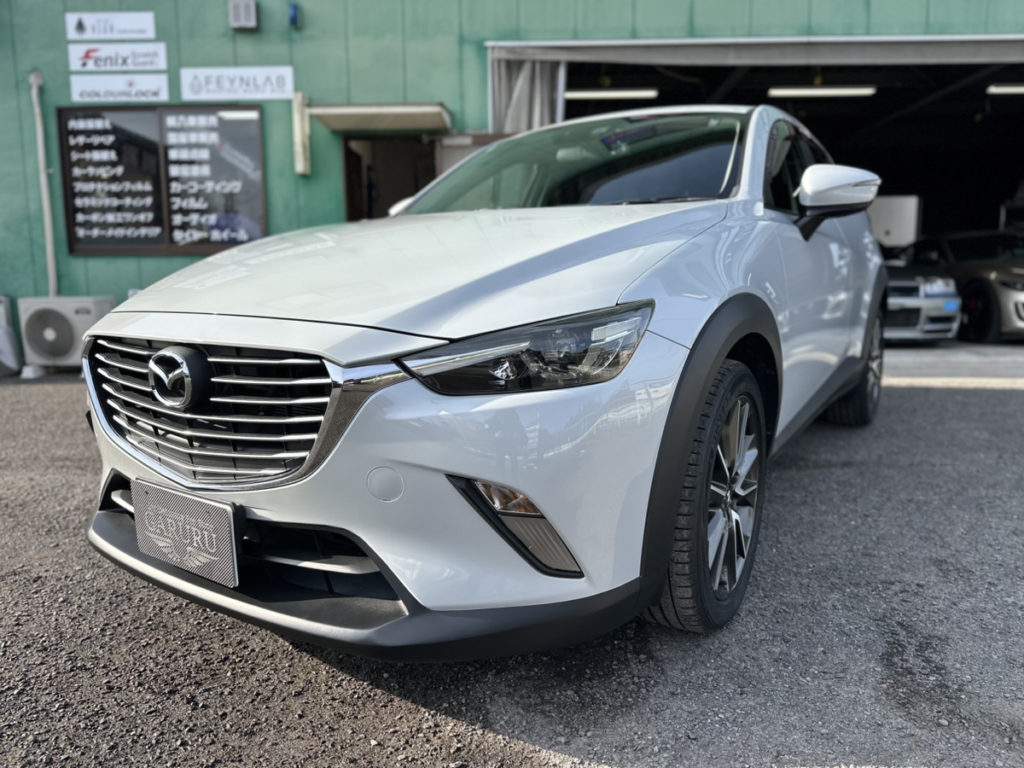 マツダ・CX-3・中古車販売・ファインラボ・セラミックコーティンバージョンⅢ施工！！！