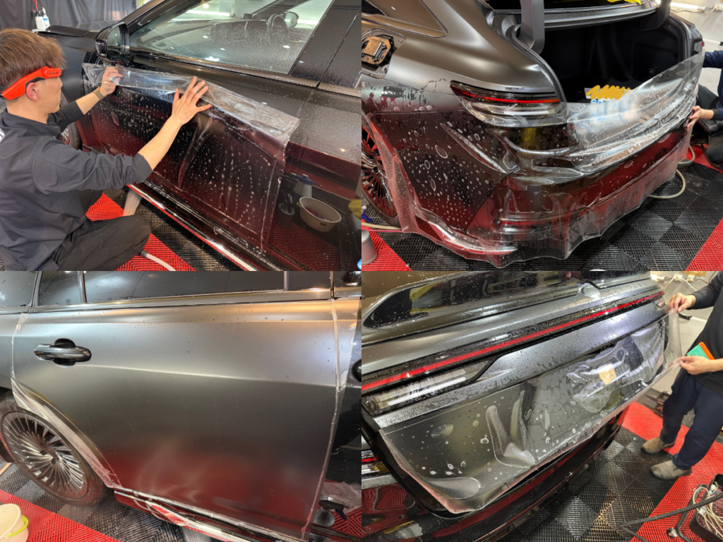 トヨタ・クラウンセダン・フルボディマット・プロテクションフィルム施工！！！