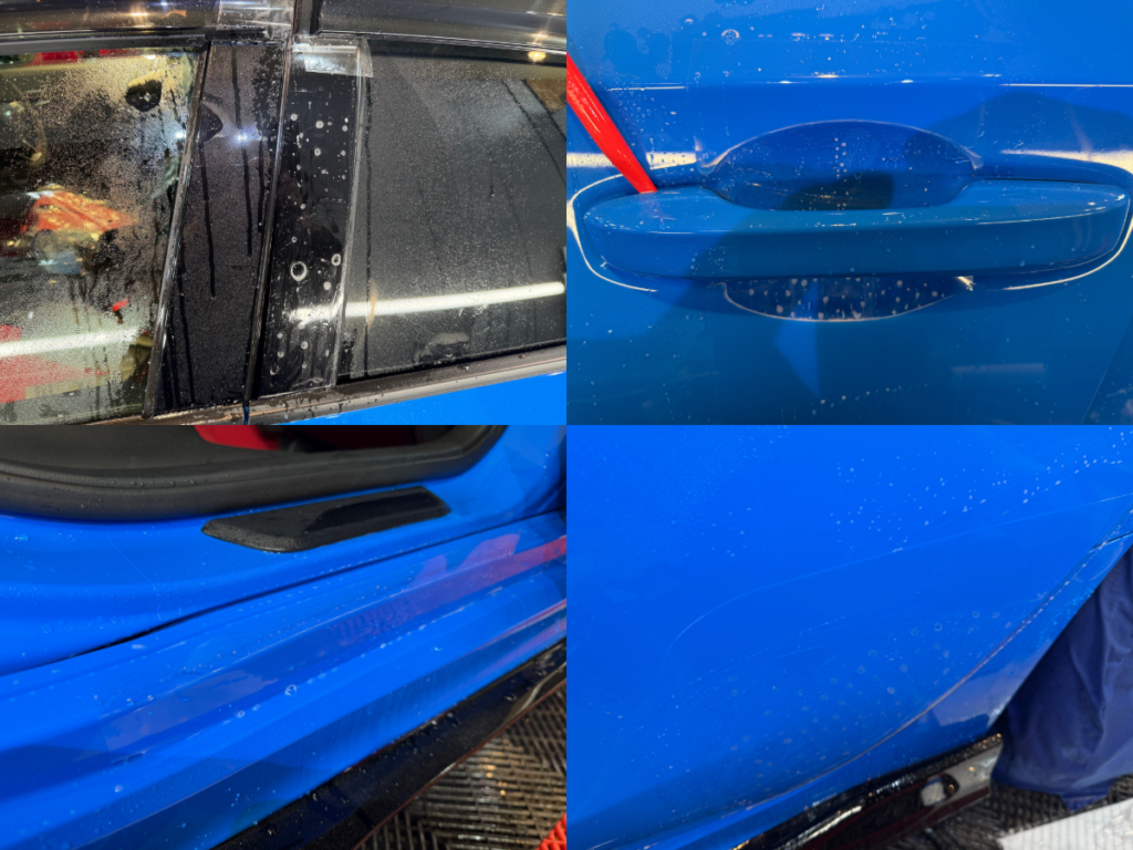 ホンダ・シビックタイプR・セラミックプロION２レイヤ－トップコート施工・フロントセットプロテクションフィルム施工！！！