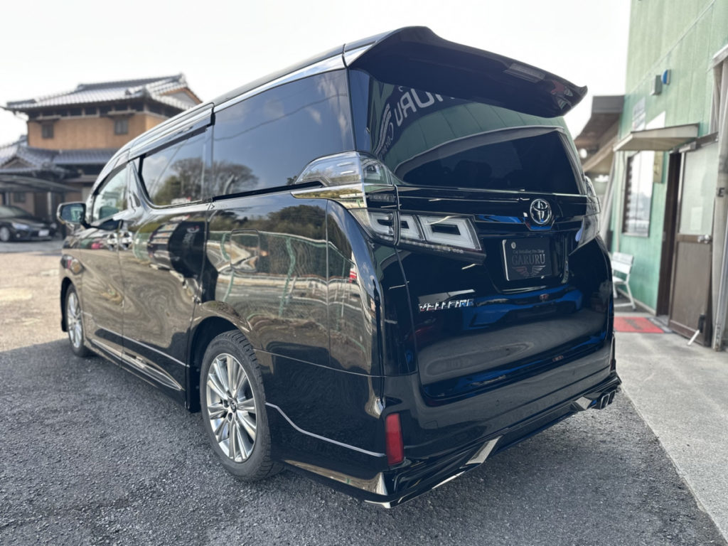 トヨタ・ヴェルファイア・ファインラボ・セラミックコーティグ・ウルトラ＋トップコート施工！！！