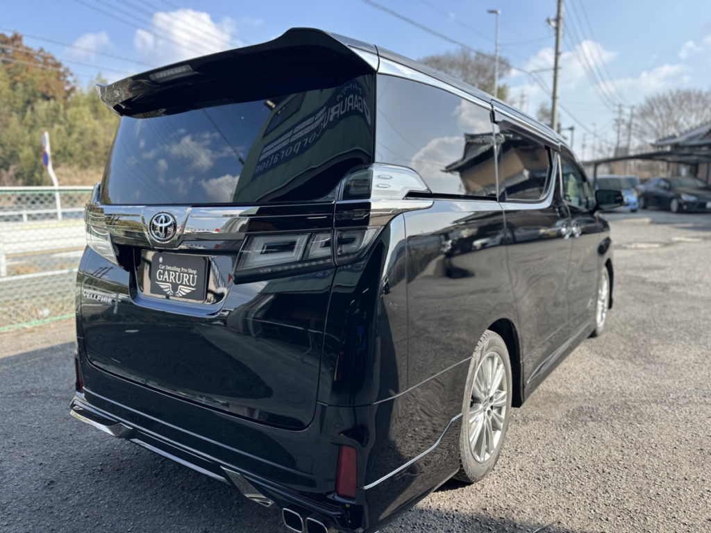 トヨタ・ヴェルファイア・ファインラボ・セラミックコーティグ・ウルトラ＋トップコート施工！！！