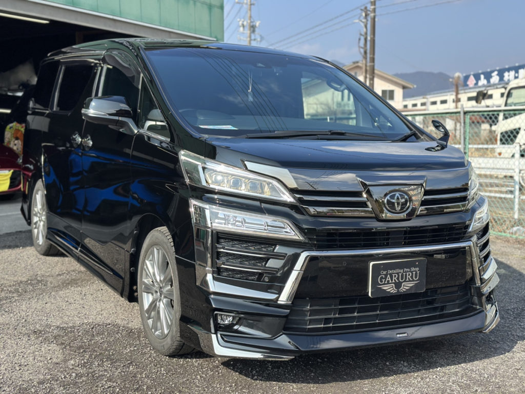 トヨタ・ヴェルファイア・ファインラボ・セラミックコーティグ・ウルトラ＋トップコート施工！！！