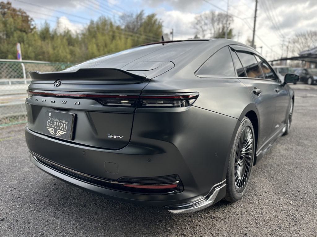 トヨタ・クラウンセダン・フルボディマット・プロテクションフィルム施工！！！