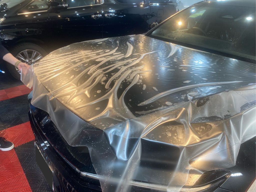 トヨタ・クラウンセダン・フルボディマット・プロテクションフィルム施工！！！