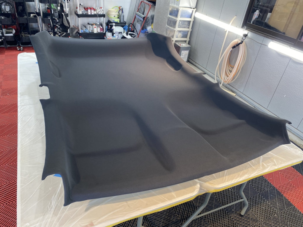 ジャガー・FーTYPE・内装ルーフレザー張替！！！！