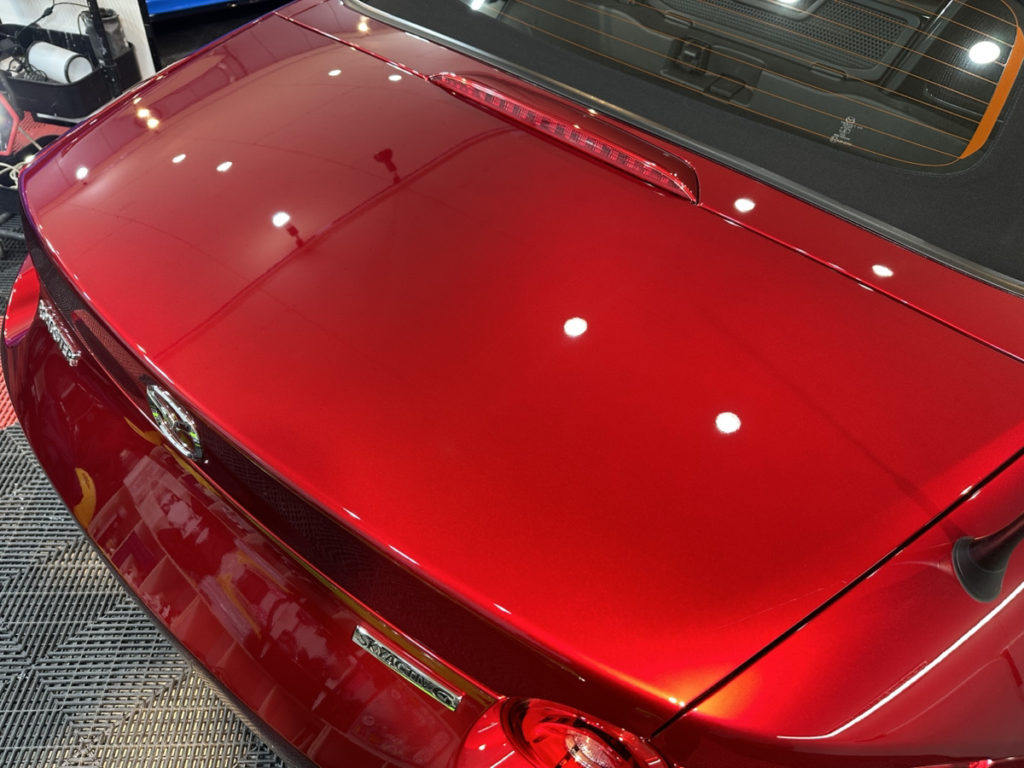 マツダ・ロードスター・セラミックプロION2レイヤ-トップコート施工!!!