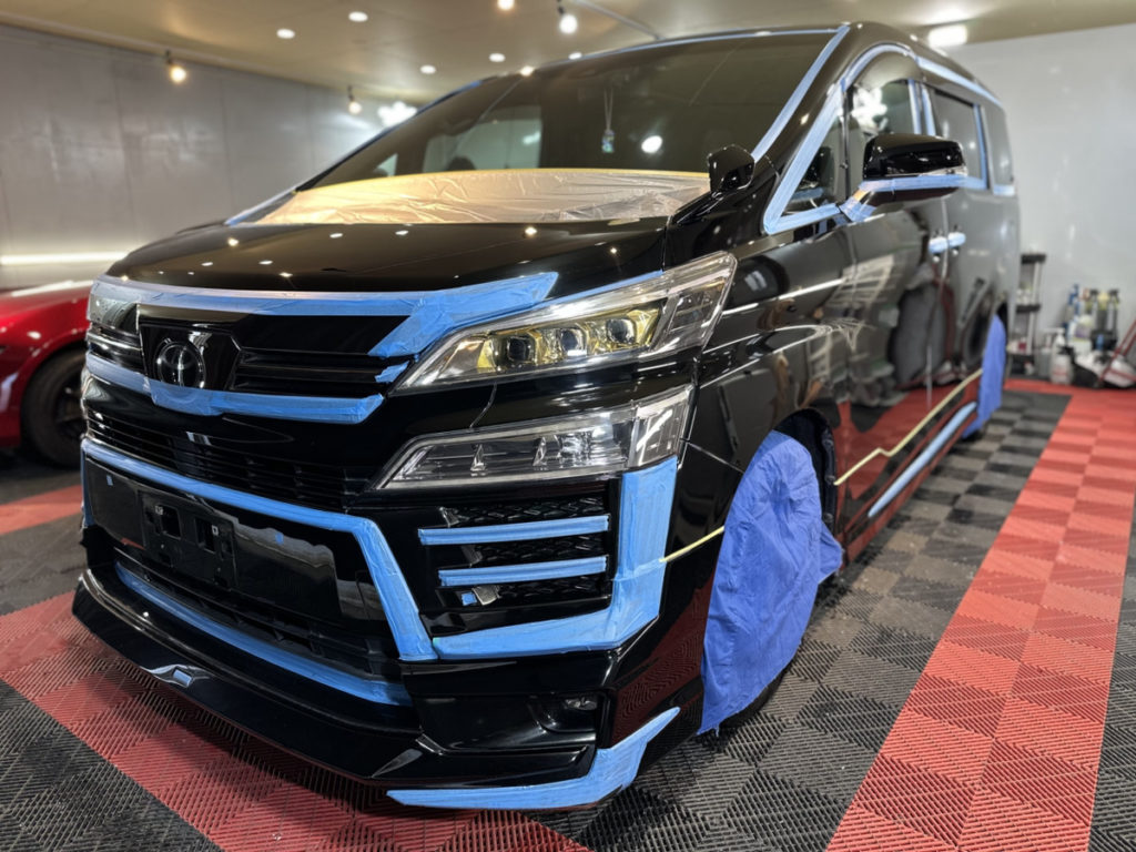 トヨタ・ヴェルファイア・ファインラボ・セラミックコーティグ・ウルトラ＋トップコート施工！！！