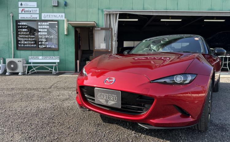 マツダ・ロードスター・セラミックプロION２レイヤ－トップコート施工！！！