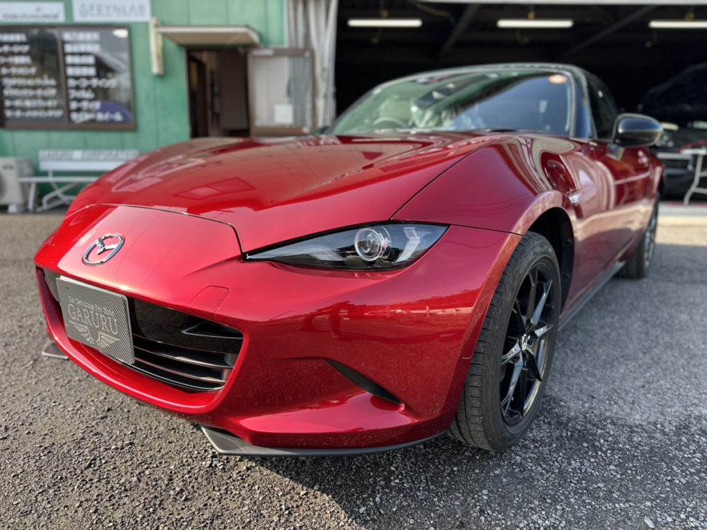 マツダ・ロードスター・セラミックプロION2レイヤ-トップコート施工!!!