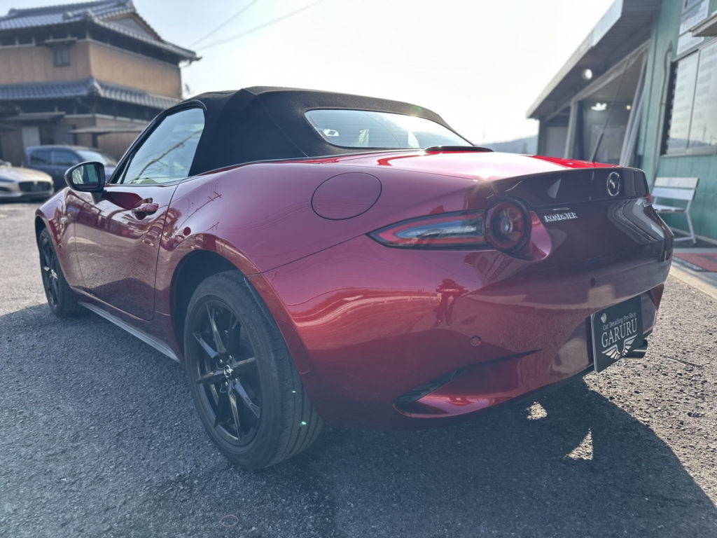 マツダ・ロードスター・セラミックプロION2レイヤ-トップコート施工!!!