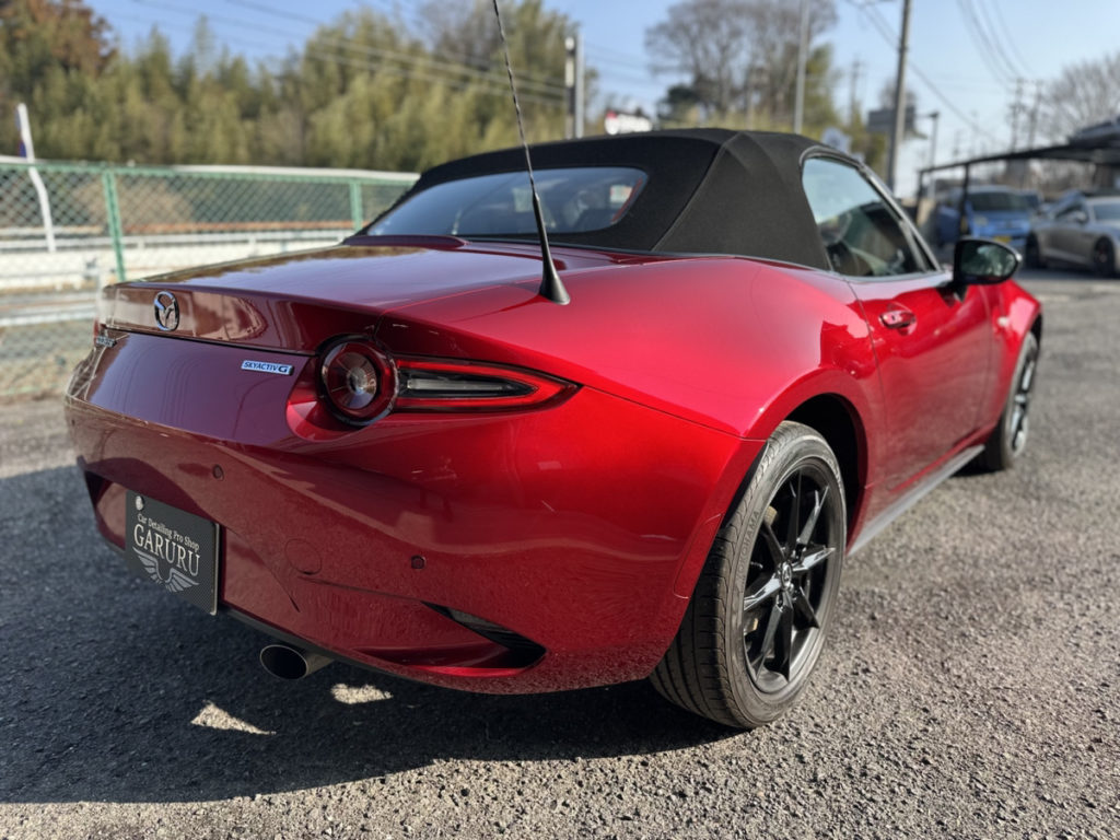 マツダ・ロードスター・セラミックプロION2レイヤ-トップコート施工!!!