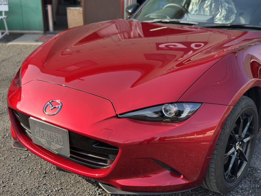 マツダ・ロードスター・セラミックプロION2レイヤ-トップコート施工!!!
