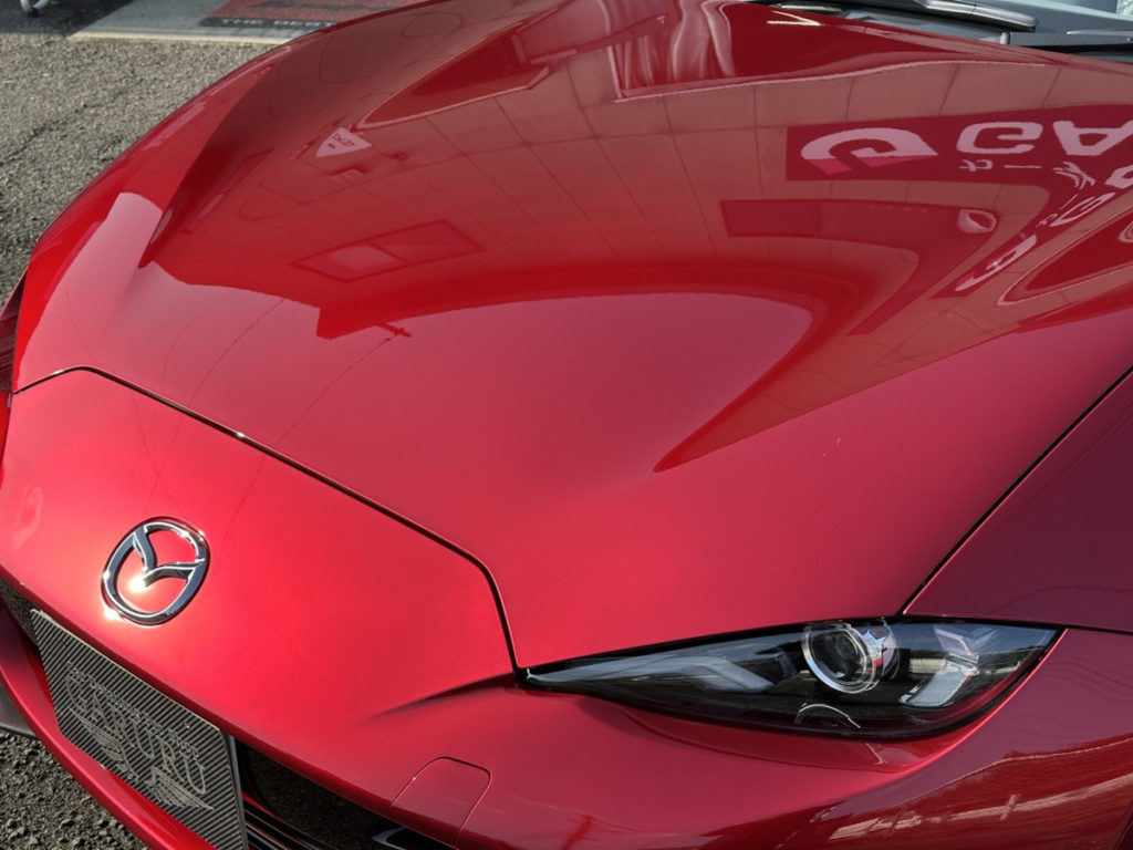 マツダ・ロードスター・セラミックプロION2レイヤ-トップコート施工!!!